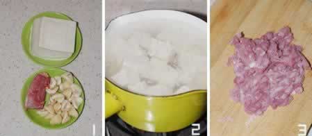 菱角烧豆腐的做法