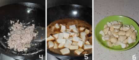 菱角烧豆腐的做法