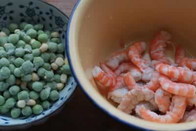 翡翠虾仁的做法