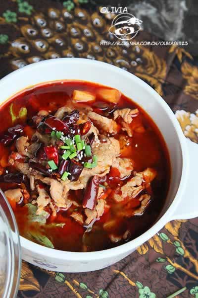 自制经典川味水煮肉片的做法