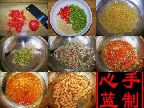 湖南式香辣意大利面的做法
