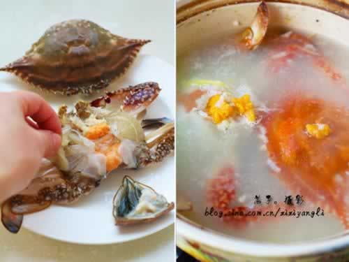 澳门水蟹粥的做法