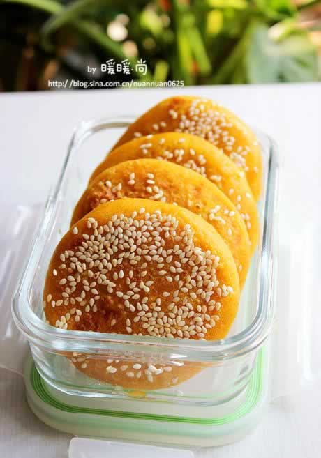 南瓜红糖饼的做法