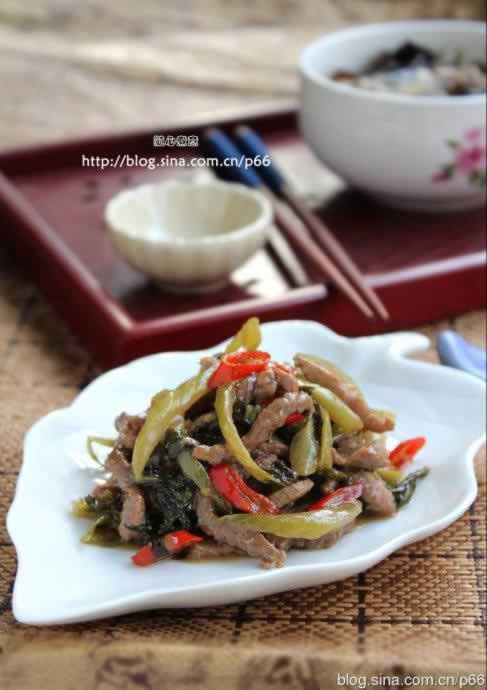 酸菜嫩滑牛肉的做法