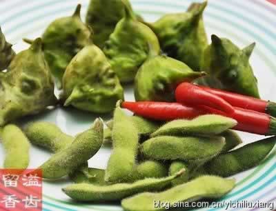 菱角毛豆米的做法