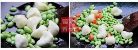 菱角毛豆米的做法