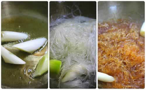 海蟹粉丝煲的做法