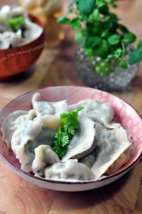 姜汁海带水饺的做法