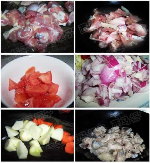 番茄鸡腿炖土豆的做法