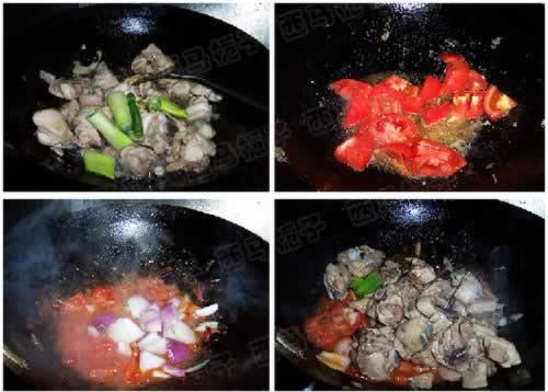 番茄鸡腿炖土豆的做法