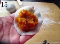 甜菊冰皮南瓜月饼的做法