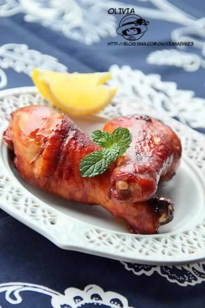 叉烧鸡腿的做法