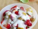 草莓酸奶沙拉的做法,怎么做,如何做好吃,图解详细步骤的做法