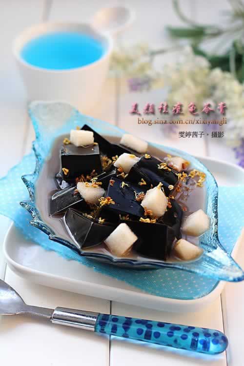 桂花梨汁龟苓膏的做法