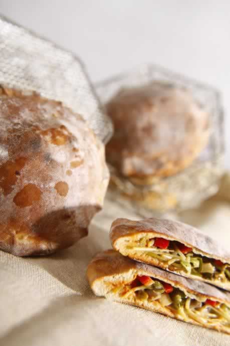 小野菜面包的做法