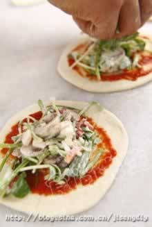 小野菜面包的做法