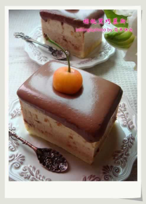 樱桃黑巧慕斯的做法