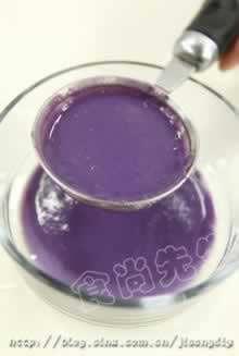 紫薯慕斯的做法