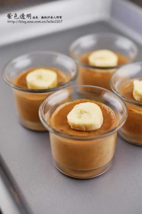 香蕉红糖布丁的做法