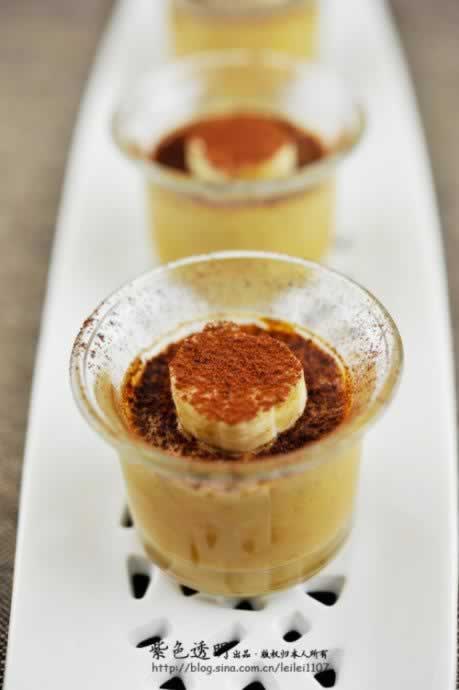 香蕉红糖布丁的做法