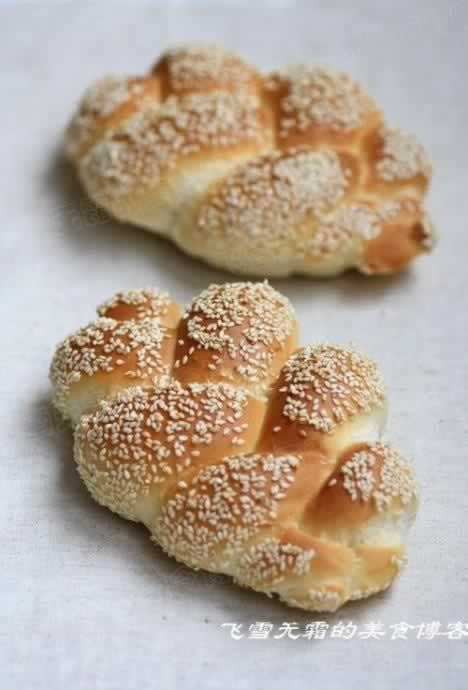 芝麻辫子包的做法