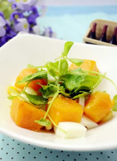 南瓜玉米沙拉的做法