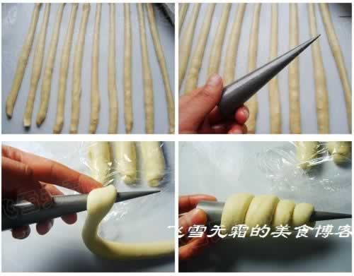 螺旋奶油面包卷的做法