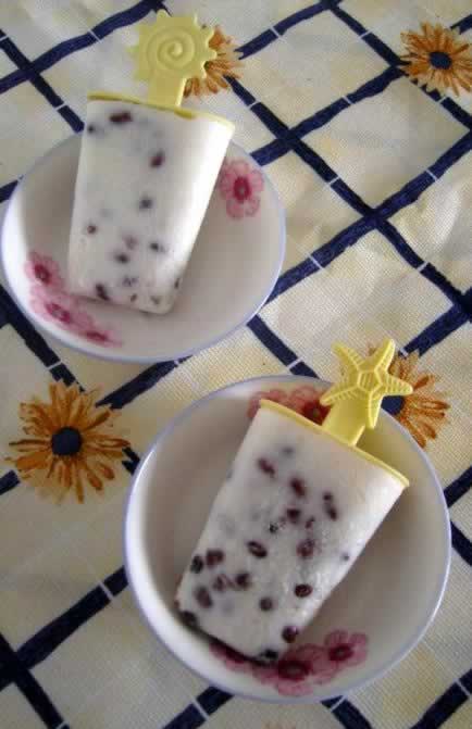 自制酸奶红豆冰棍的做法