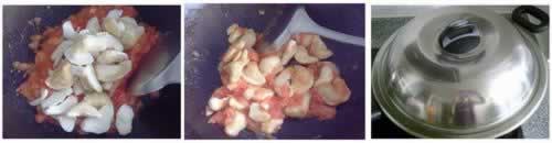 茄汁菱角汤的做法