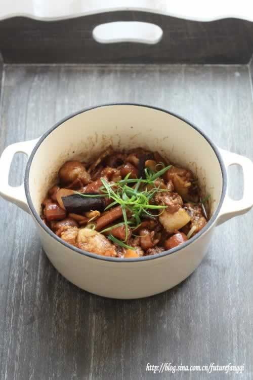 酱香焖猪尾的做法