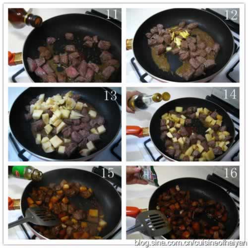 黄油黑胡椒苹果牛肉粒的做法,怎么做,如何做,图解详细步骤的做法图解