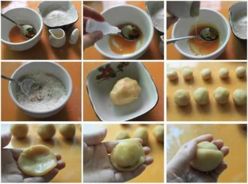 绿豆蓉月饼的做法