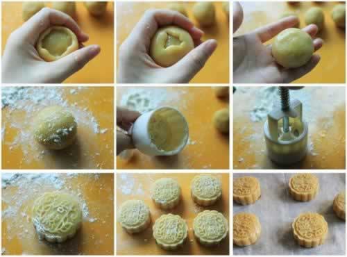绿豆蓉月饼的做法