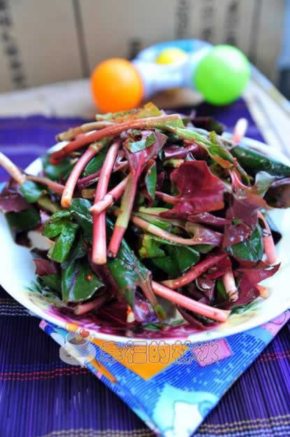 凉拌鱼腥草叶的做法