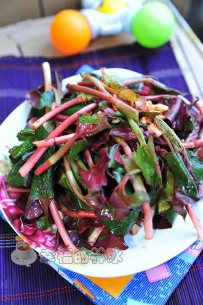 凉拌鱼腥草叶的做法