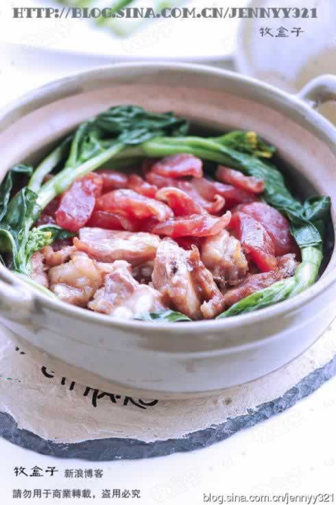 腊味排骨双拼煲仔饭的做法