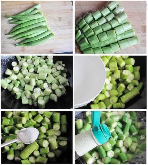 黄秋葵炒鸡蛋的做法