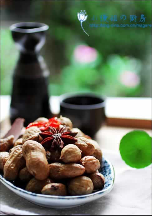 盐煮新鲜花生的做法