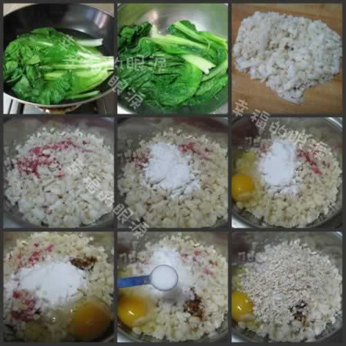 马蹄肉饼煲仔饭的做法