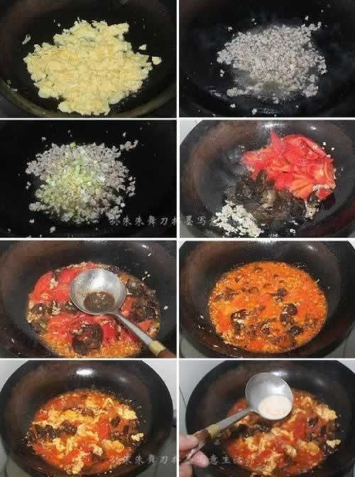 番茄鸡蛋翡翠手擀面的做法