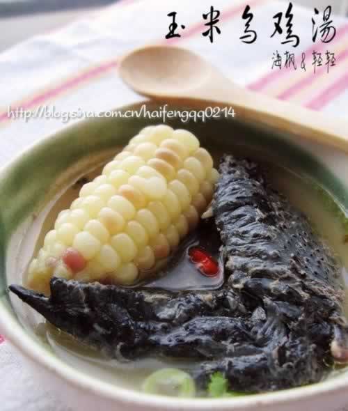 玉米乌鸡汤的做法