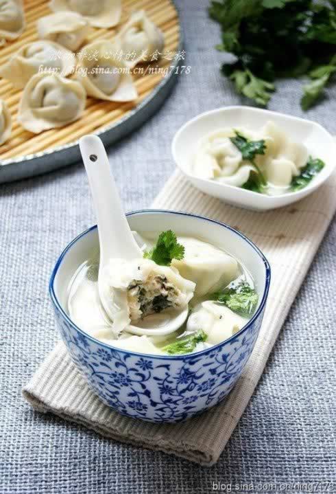 鸡肉海带馄饨的做法