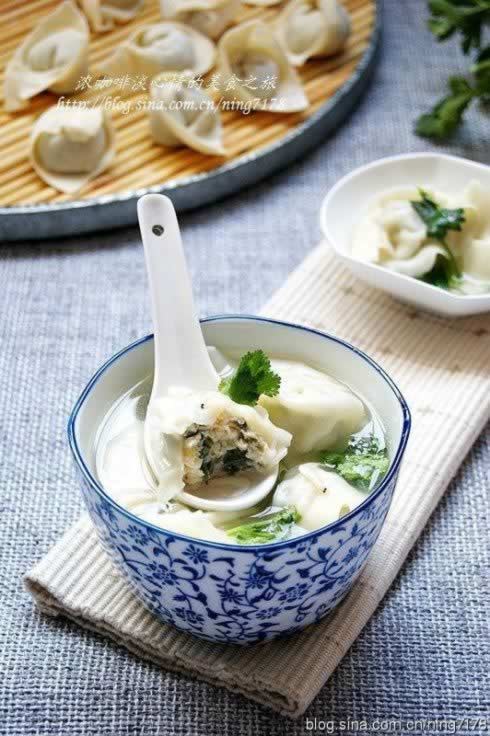 鸡肉海带馄饨的做法