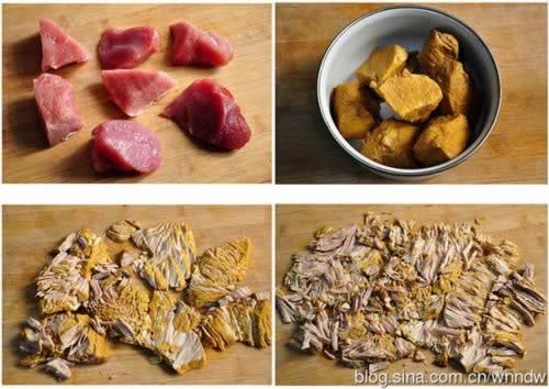 灯影猪肉丝的做法