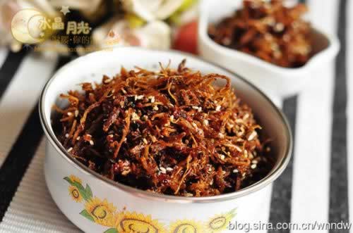 灯影猪肉丝的做法