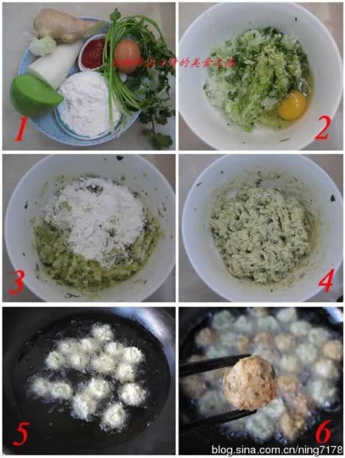 茄汁萝卜丸子的做法