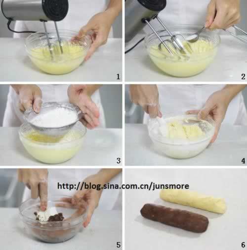 大理石曲奇的做法