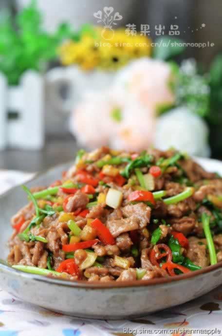 小炒黑山羊的做法