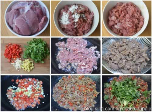 小炒黑山羊的做法