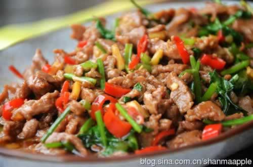 小炒黑山羊的做法